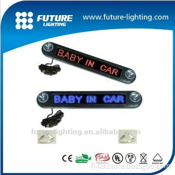 12 volt 7*40 led car window texi sign